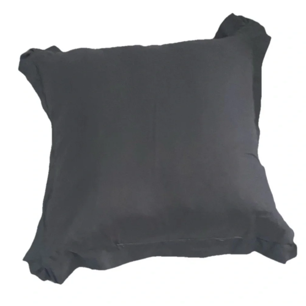 Decorative Indoor Throw Pillow Sham Gray White 2 Pieces Bedroom Living Room